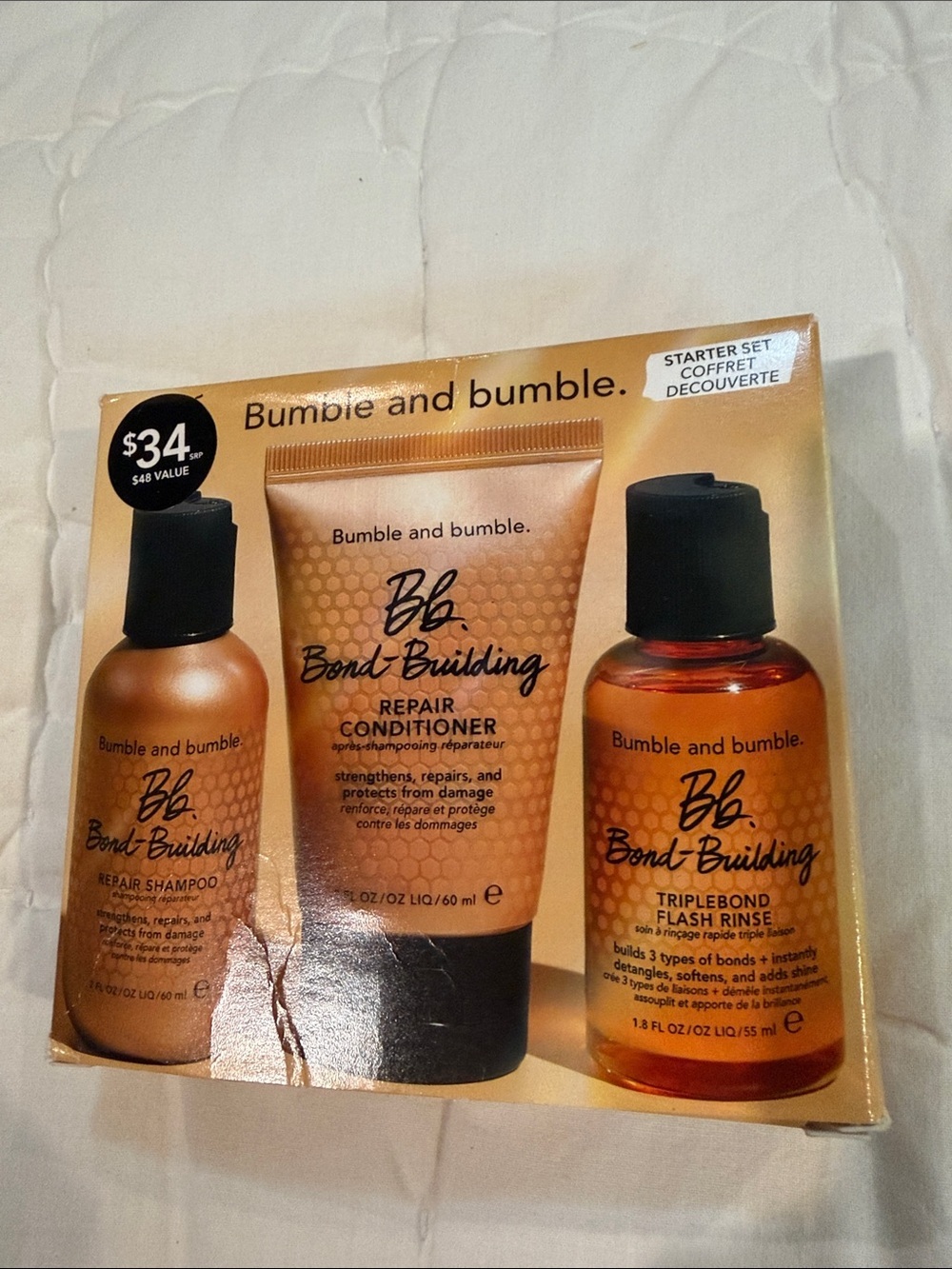 Bumble and bumble Bond-Building Hair Set - Gold and Black